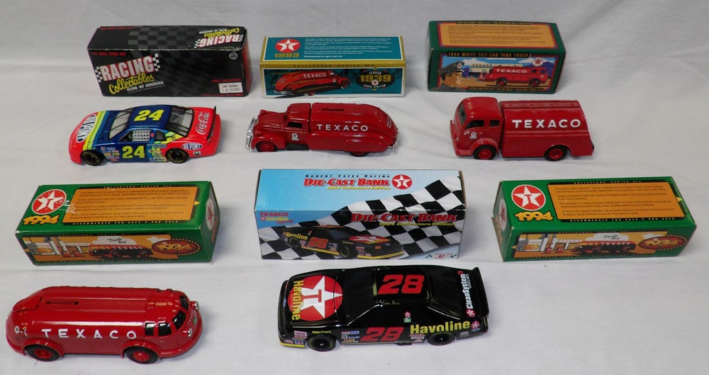 Lot of Texaco & Race Car Collectible Toy Cars (1 of 1)