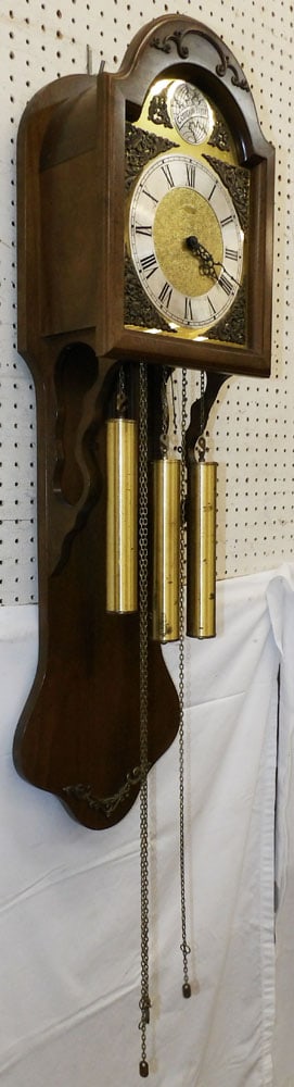 Maple & Brass Wall Clock - 2