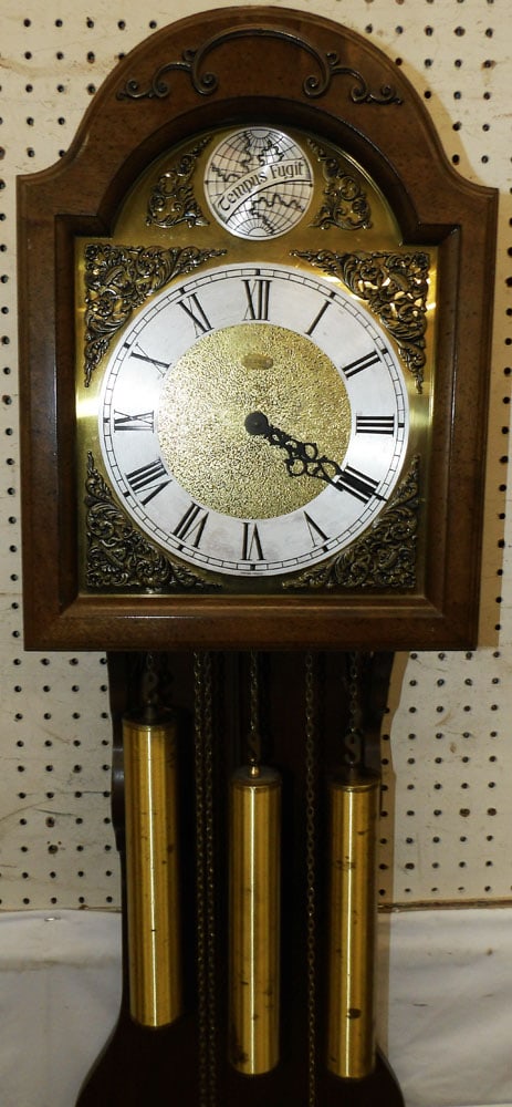 Maple & Brass Wall Clock - 4