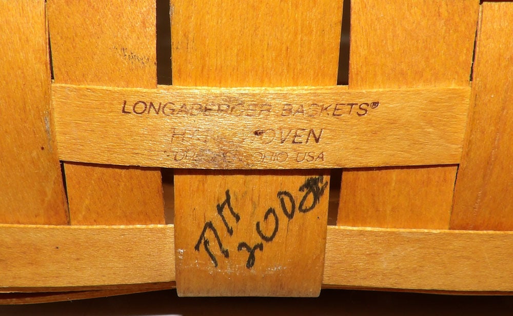 Two Signed Longaberger Baskets - 5