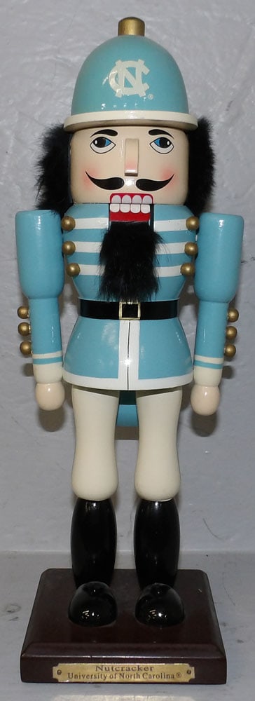 UNC Painted Wood Nut Cracker (1 of 3)