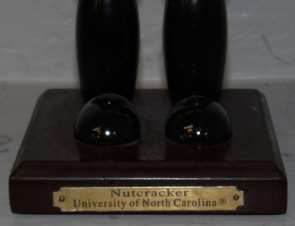 UNC Painted Wood Nut Cracker - 2