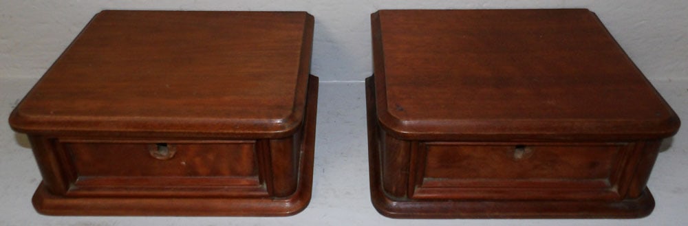 Two Antique Walnut Boxes - 2