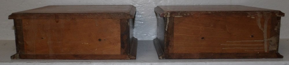 Two Antique Walnut Boxes - 3