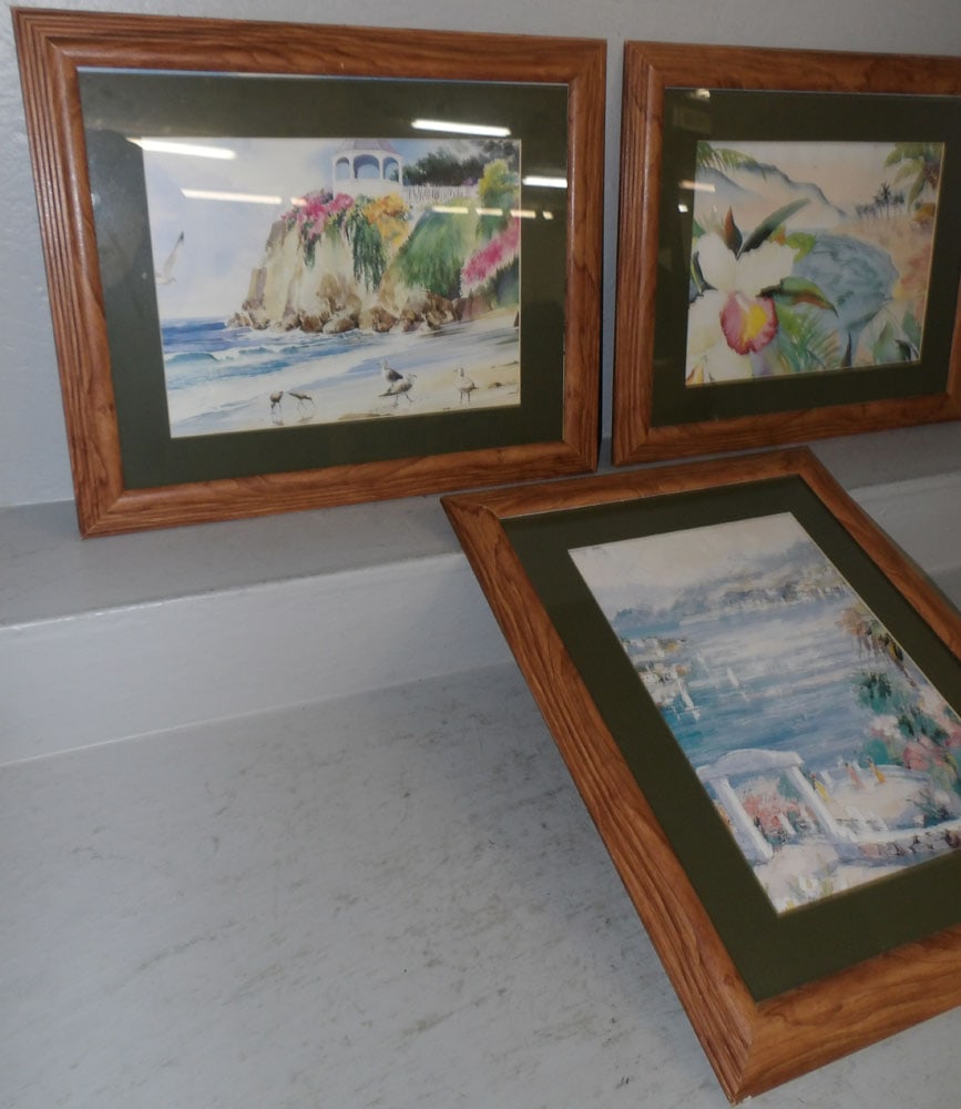 Three Framed Prints - 2