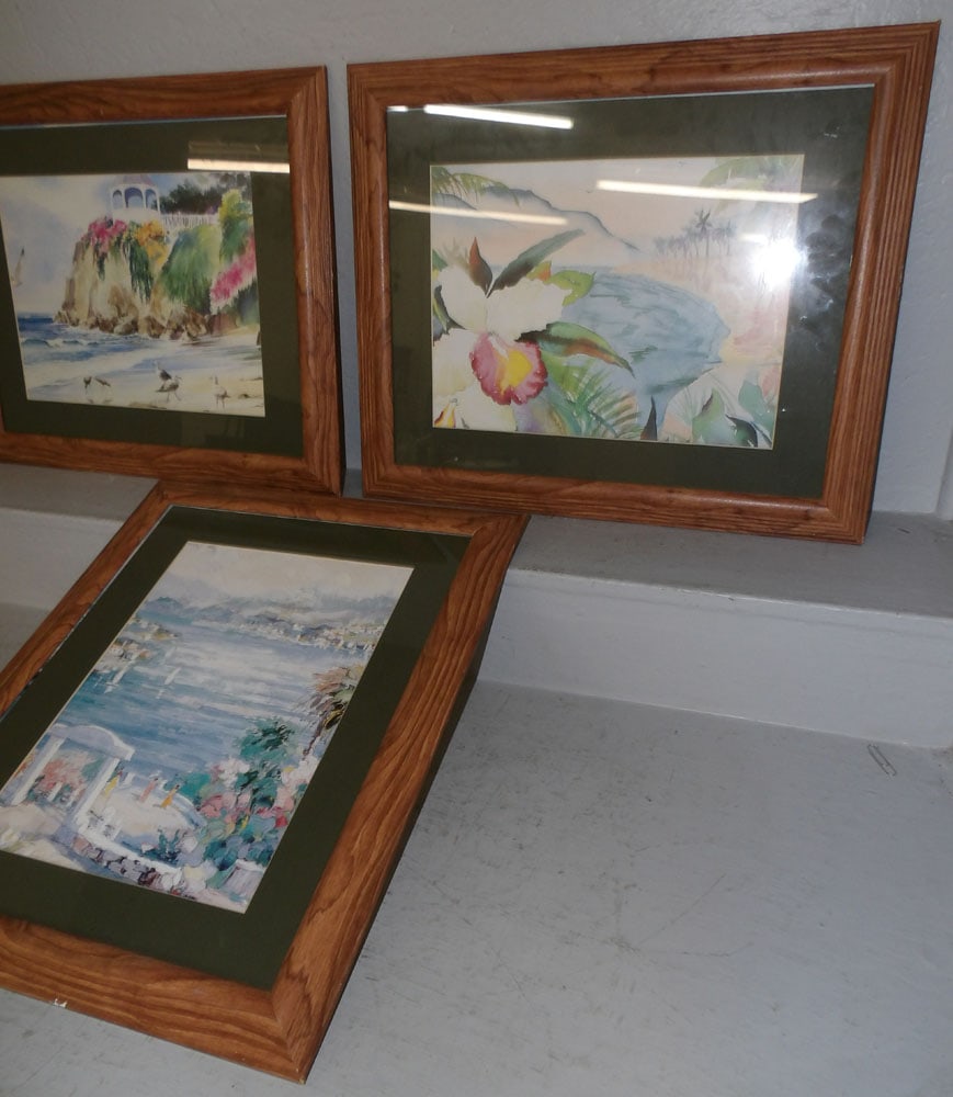 Three Framed Prints - 3