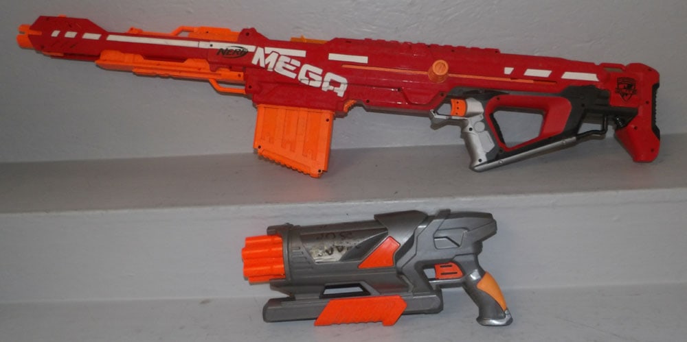 Two Toy Guns, (One Nerf) - 2