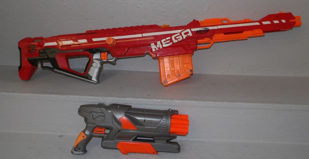 Two Toy Guns, (One Nerf) - 3
