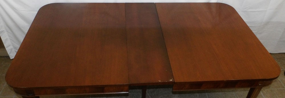 Mahogany Dining Table with One Leaf - 2