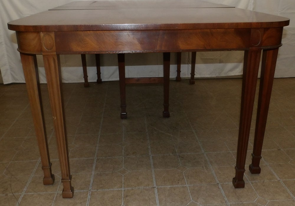 Mahogany Dining Table with One Leaf - 3