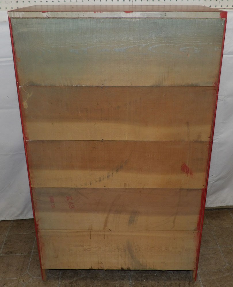 Painted Five Drawer Chest - 4