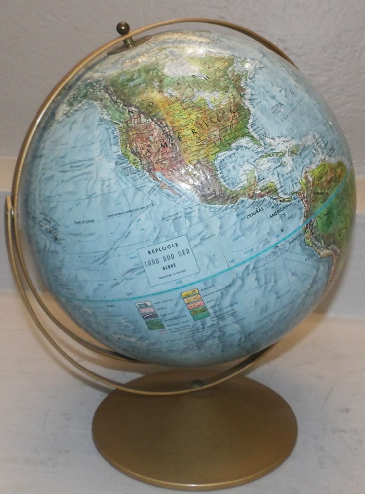 Replogle Globe on Metal Stand - 2