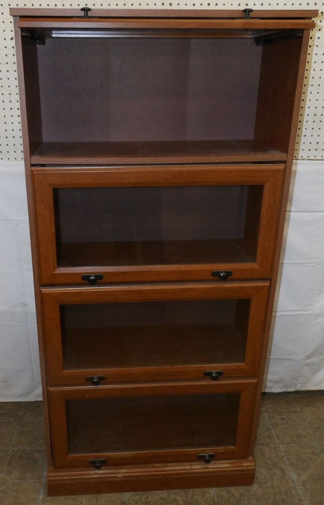 Modern Four Door Bookcase - 2