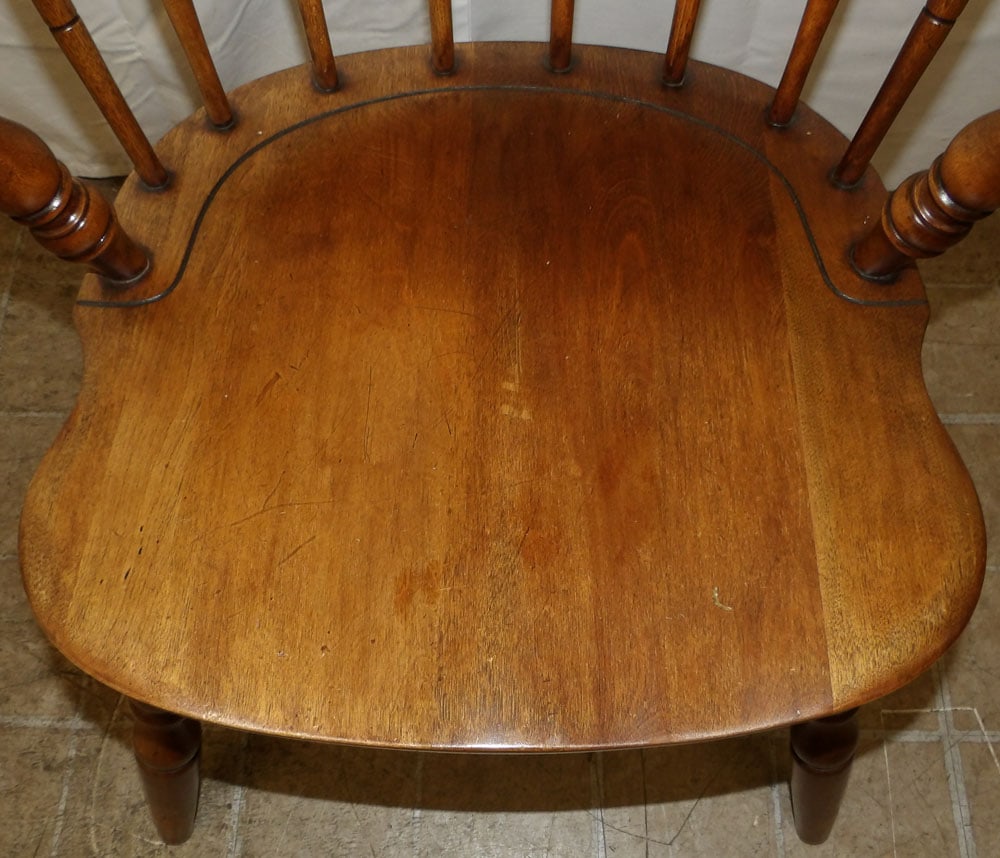 Maple Windsor Style Arm Chair - 3