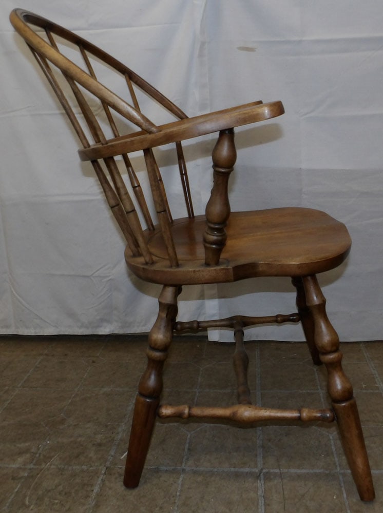 Maple Windsor Style Arm Chair - 5