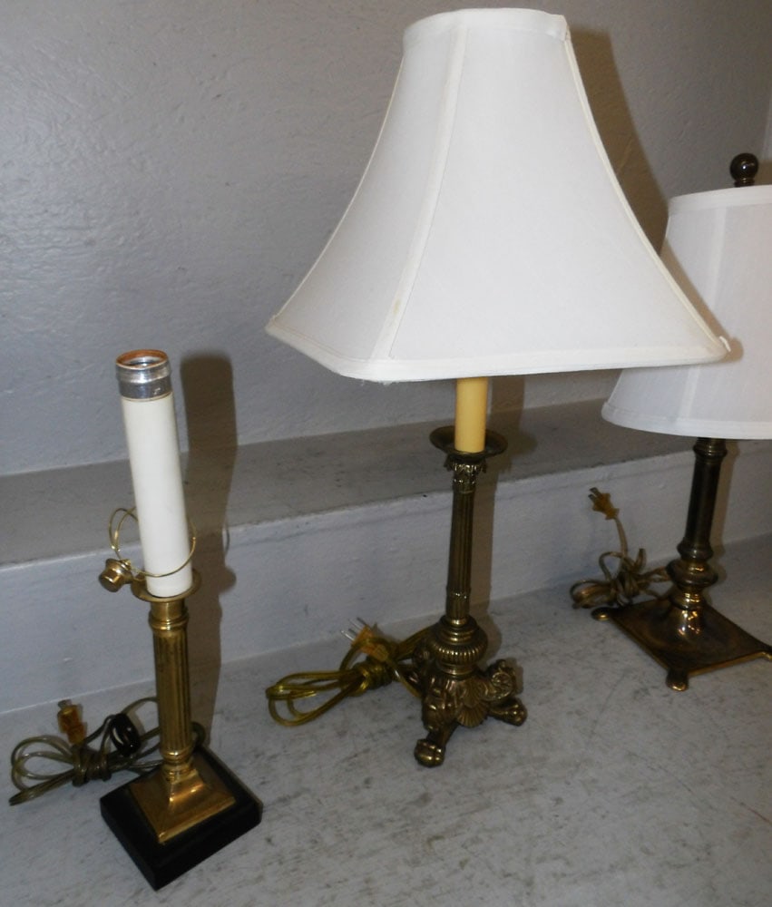 Three Brass Lamps - 2