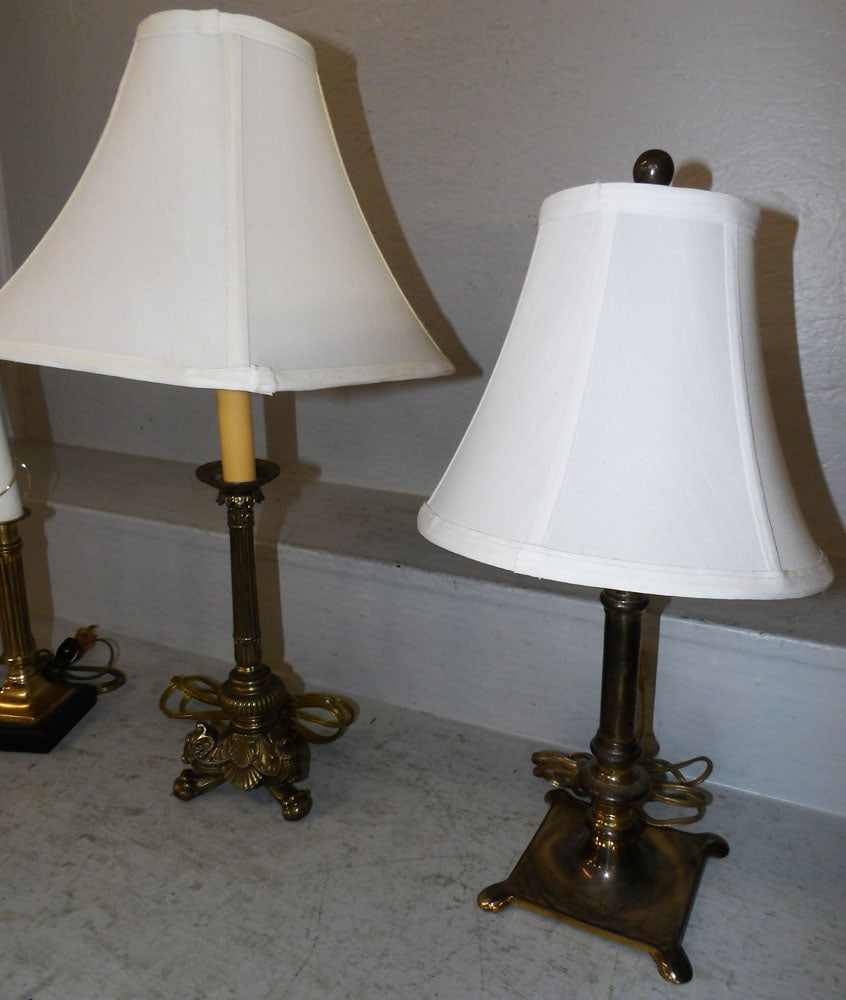 Three Brass Lamps - 3