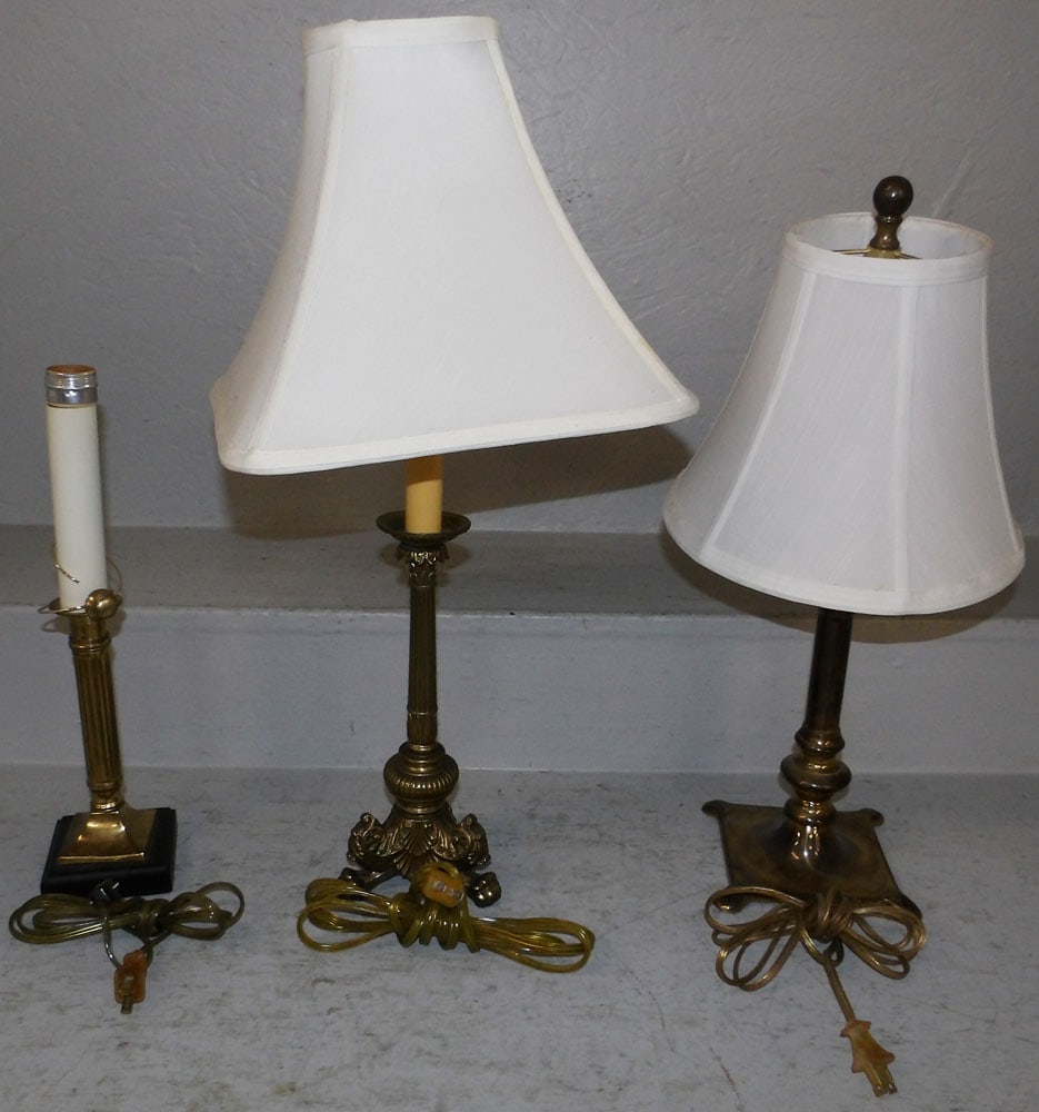 Three Brass Lamps - 7