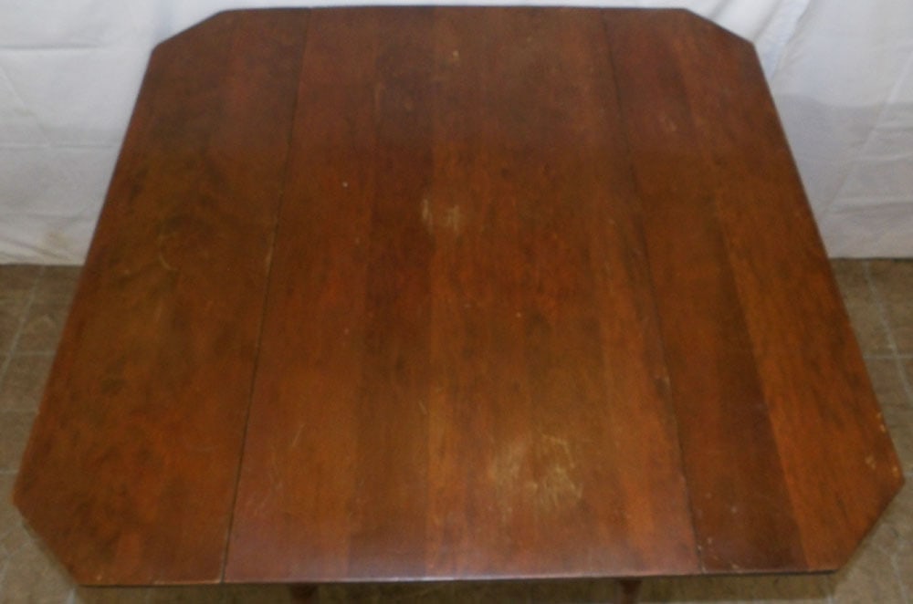 Maple Drop Leaf Dining Table - 5