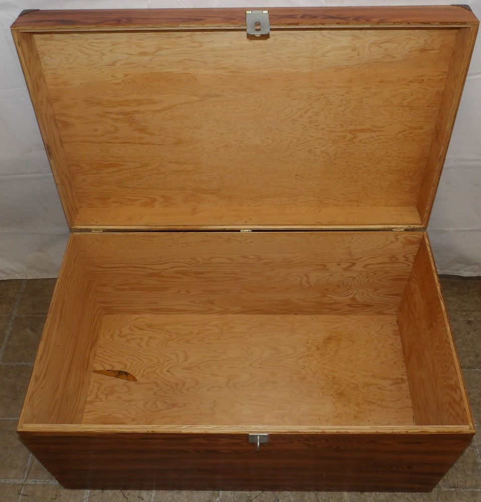 Pine & Brass Bound Box - 3