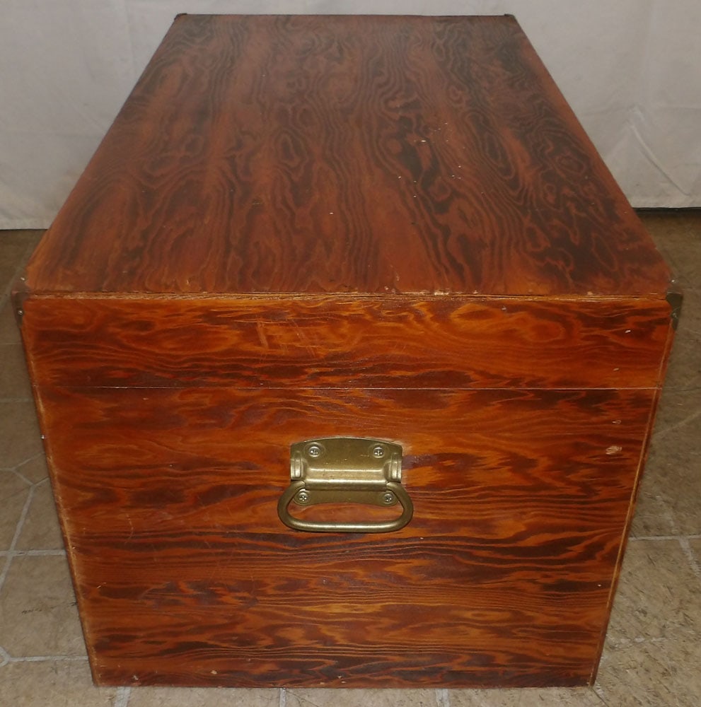 Pine & Brass Bound Box - 4
