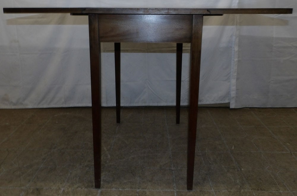 Cherry Drop Leaf Table with One Drawer - 5