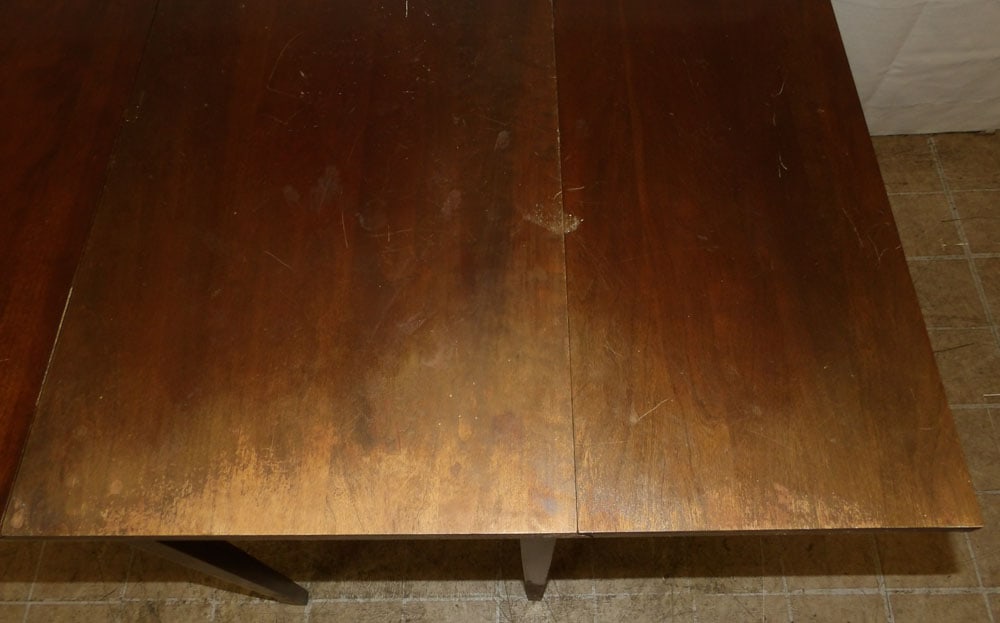 Cherry Drop Leaf Table with One Drawer - 6
