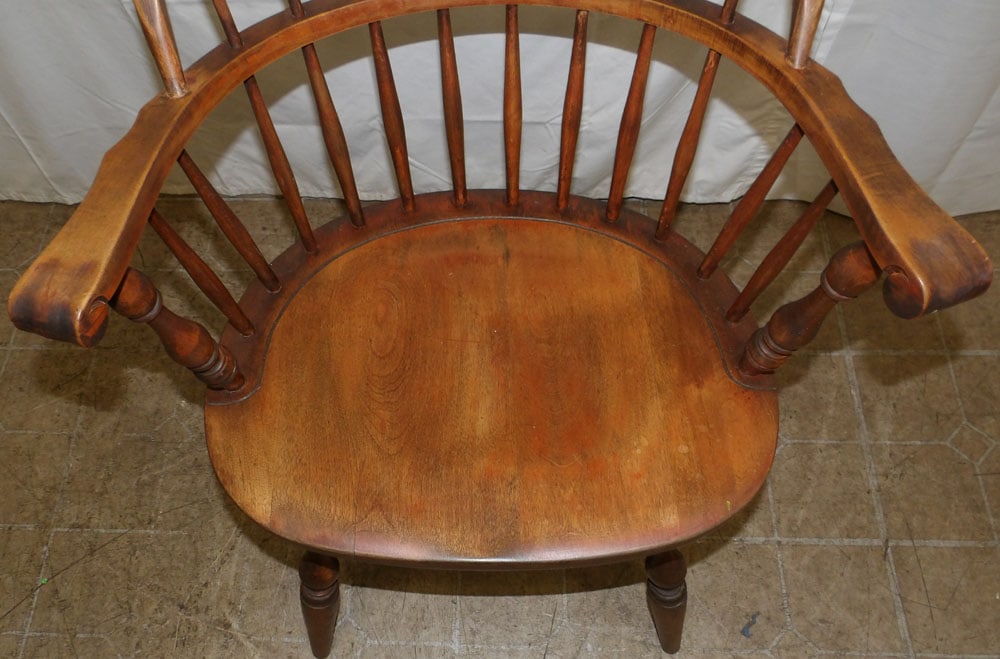Maple Windsor Style Arm Chair - 2
