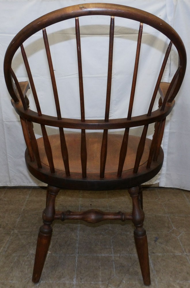 Maple Windsor Style Arm Chair - 5