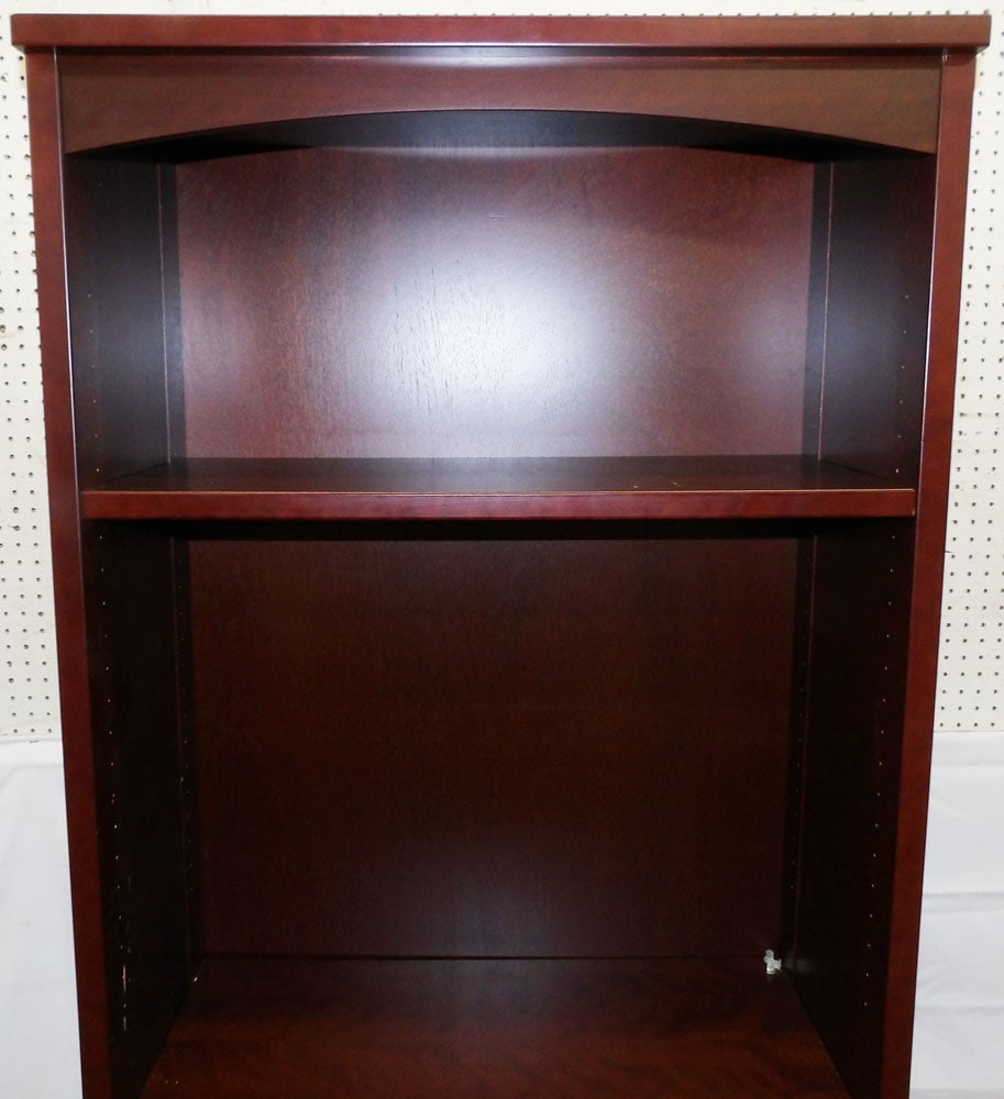 Modern Cherry Open Bookshelf - 2