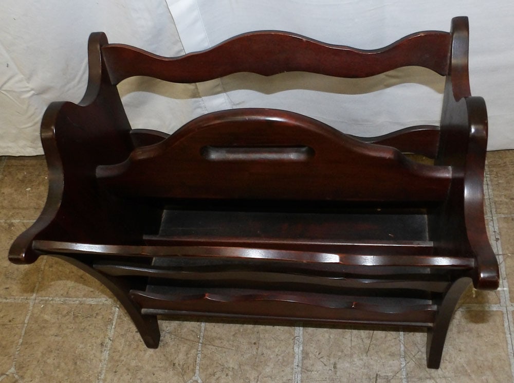 Pine Magazine Stand - 2