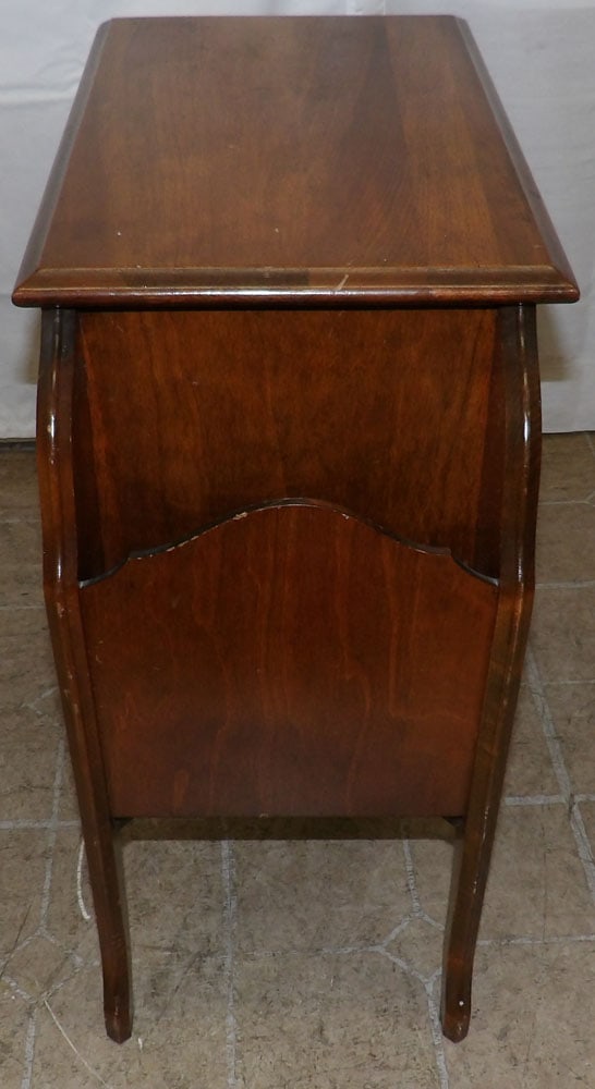 Walnut Magazine Stand - 4