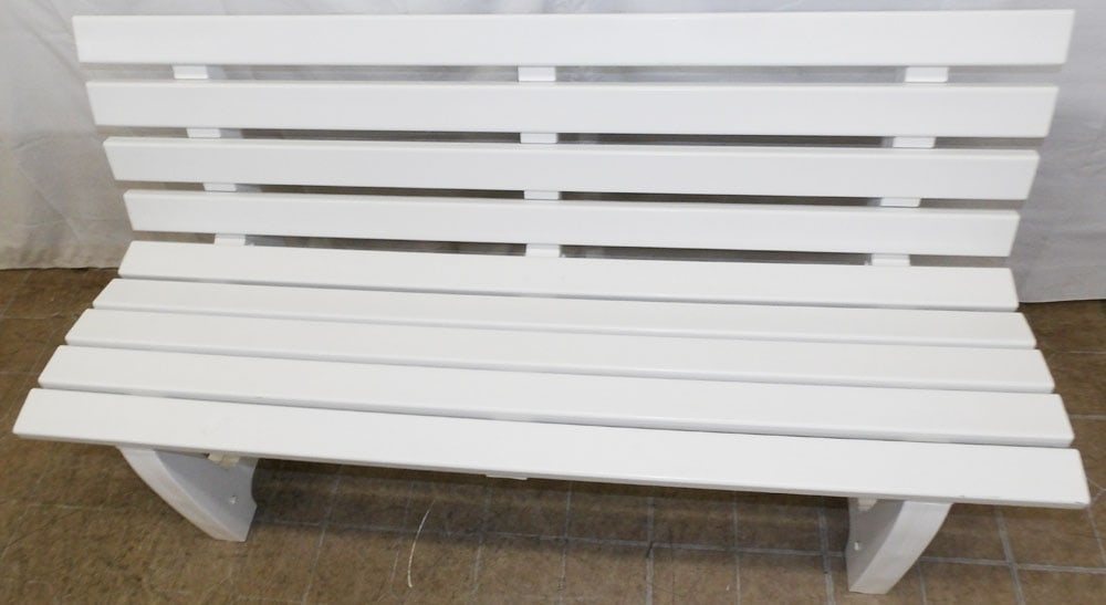 Vinyl Outdoor Bench - 2