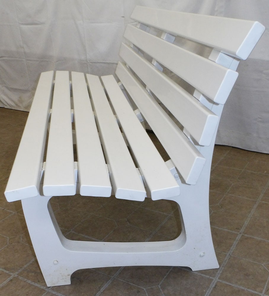 Vinyl Outdoor Bench - 3