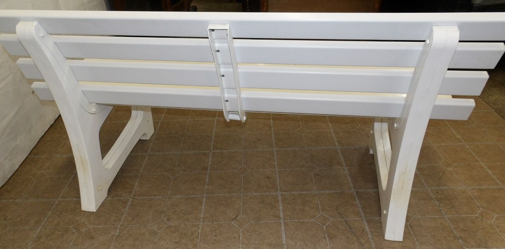 Vinyl Outdoor Bench - 5