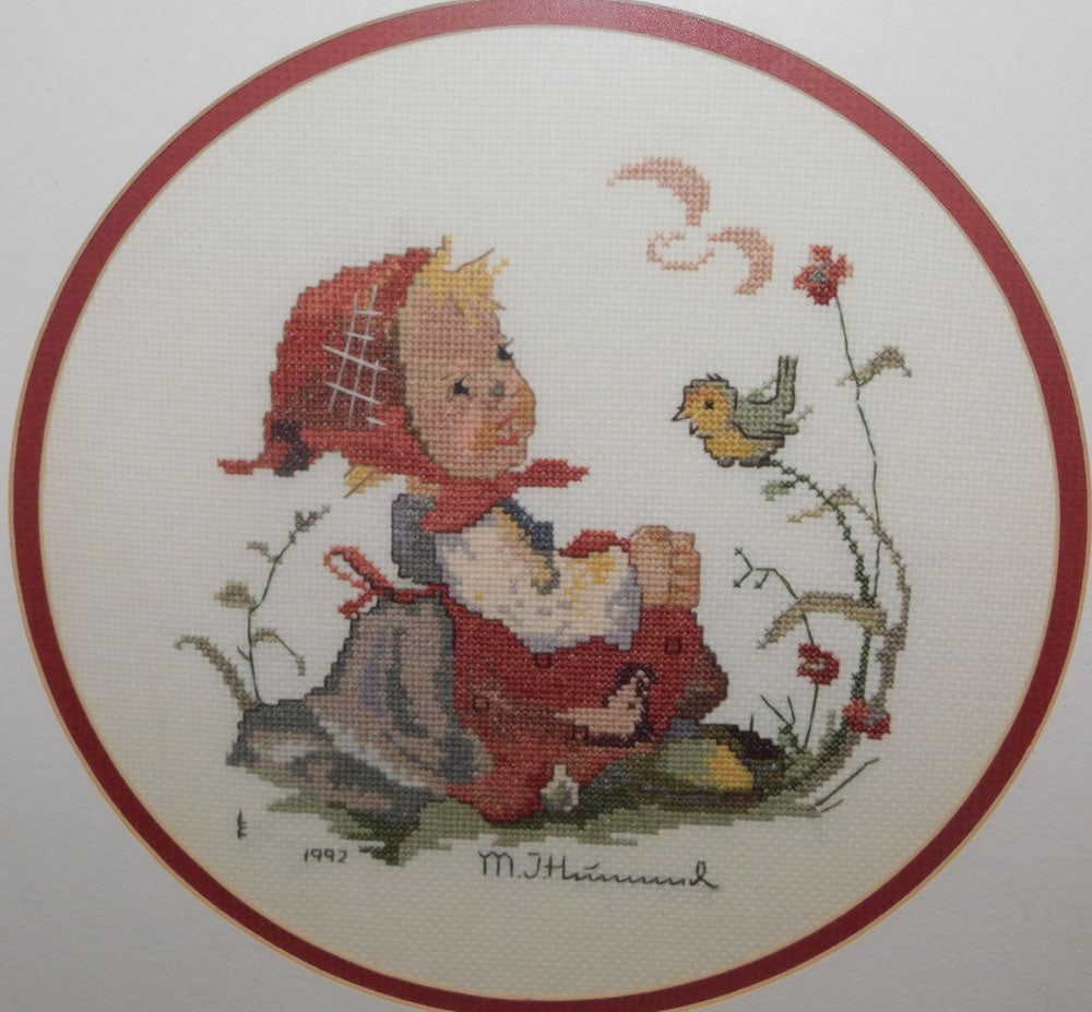 Three Framed Hummel Needleworks - 3