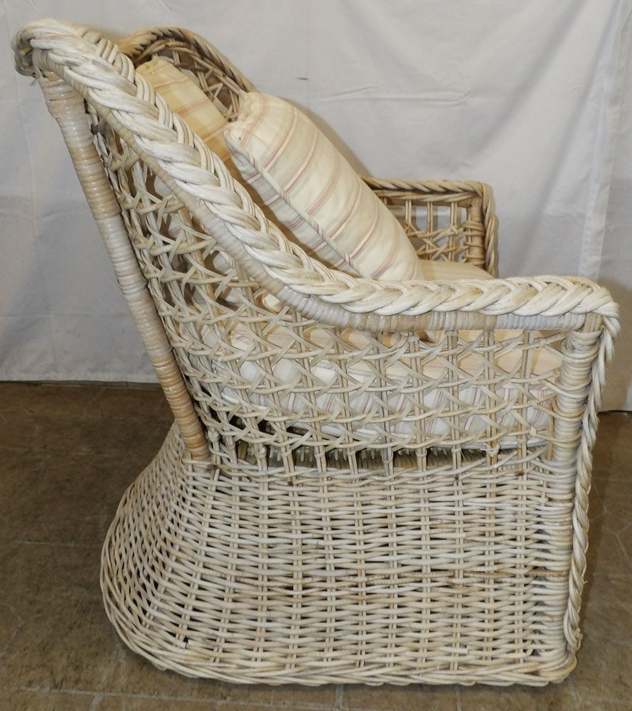 Wicker Arm Chair - 3