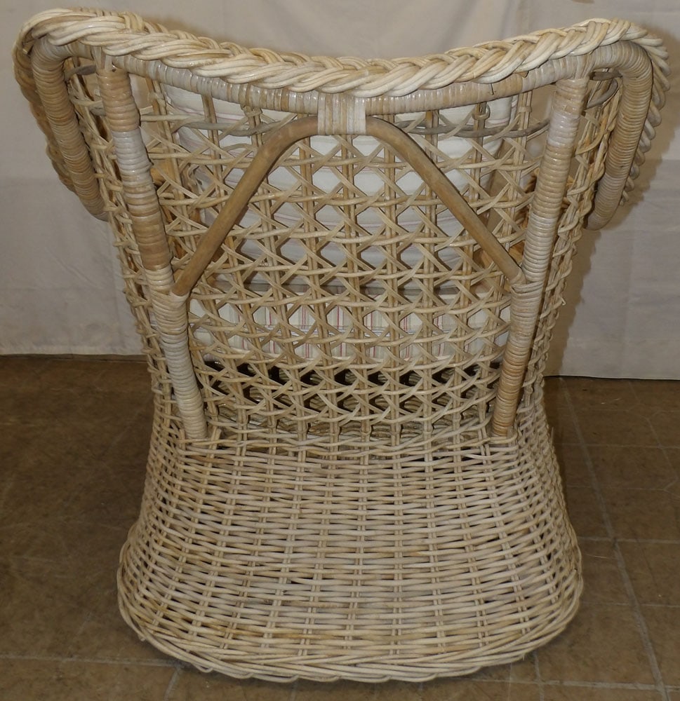 Wicker Arm Chair - 4