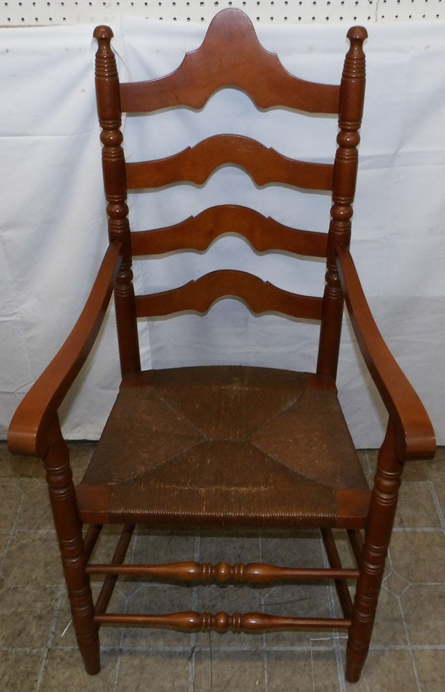 Maple Ladder Back Arm Chair - 2