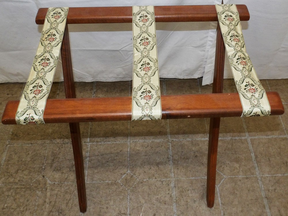 Walnut Luggage Rack - 3