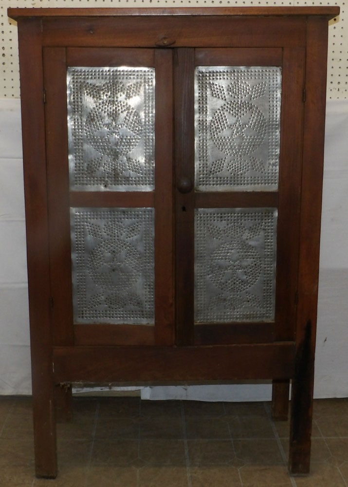 Cherry Punch Tin Two Door Pie Safe (1 of 7)