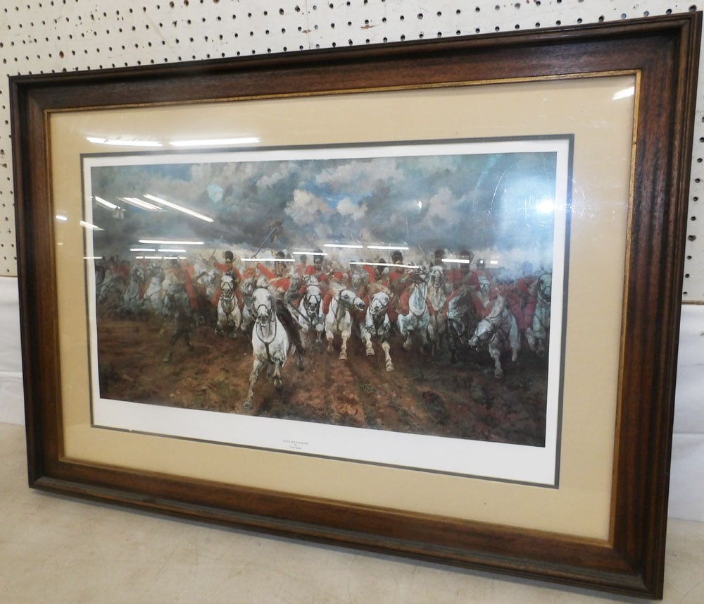 Framed Print: Framed Print . 28 3/4" x 41" ALL DESCRIPTIONS AND ANY CONDITION STATEMENT GIVEN BY LANGSTON AUCTION GALLERY ARE STRICTLY OPINIONS AND LANGSTON'S SHALL HAVE NO RESPONSIBILITY FOR ERRORS OR OMISSIONS. T