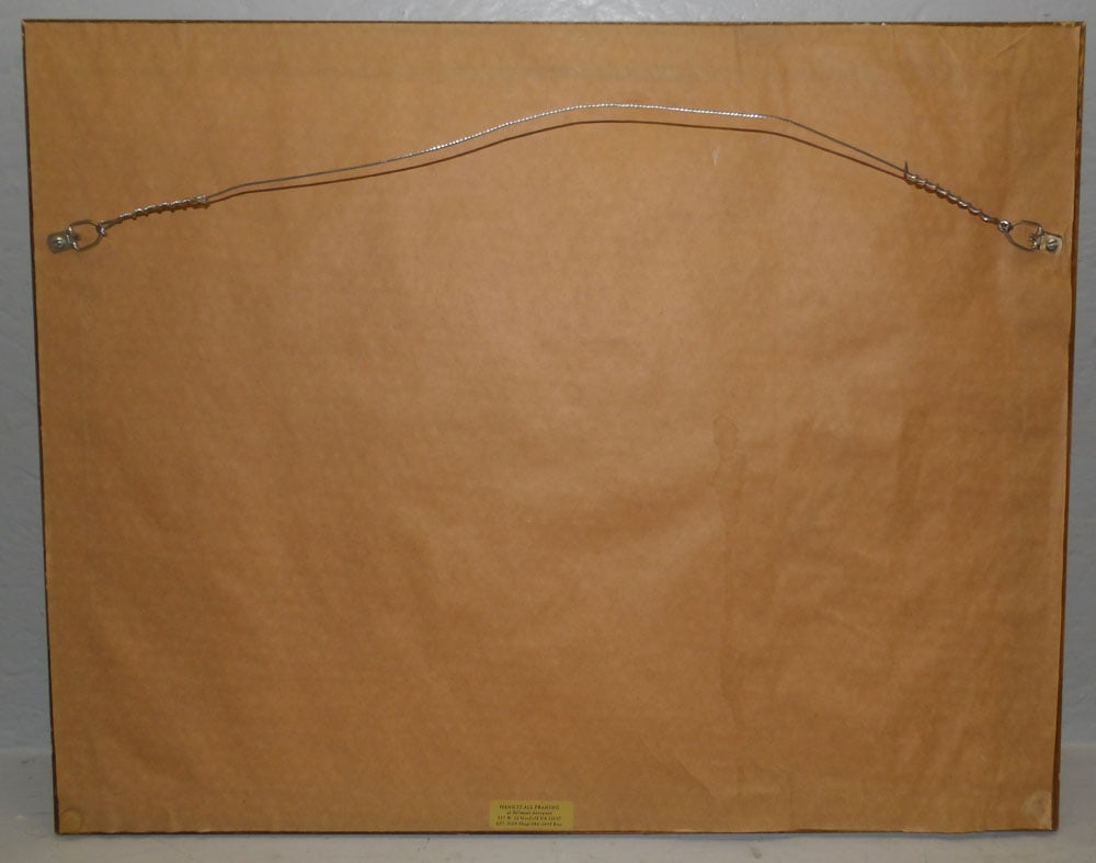 Framed Map Dated 1862 - 4