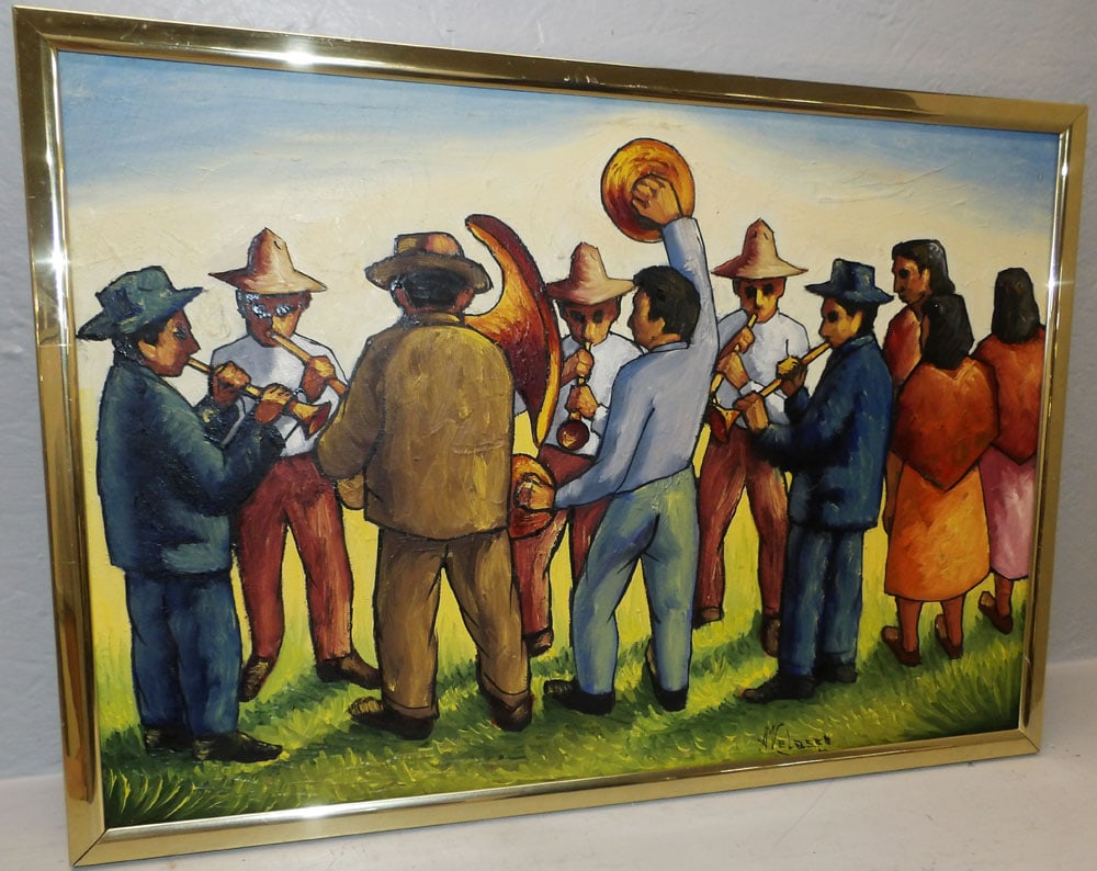 Framed Oil on Canvas Artist Signed: Framed Oil on Canvas Artist Signed . 17" x 24" ALL DESCRIPTIONS AND ANY CONDITION STATEMENT GIVEN BY LANGSTON AUCTION GALLERY ARE STRICTLY OPINIONS AND LANGSTON'S SHALL HAVE NO RESPONSIBILITY FOR