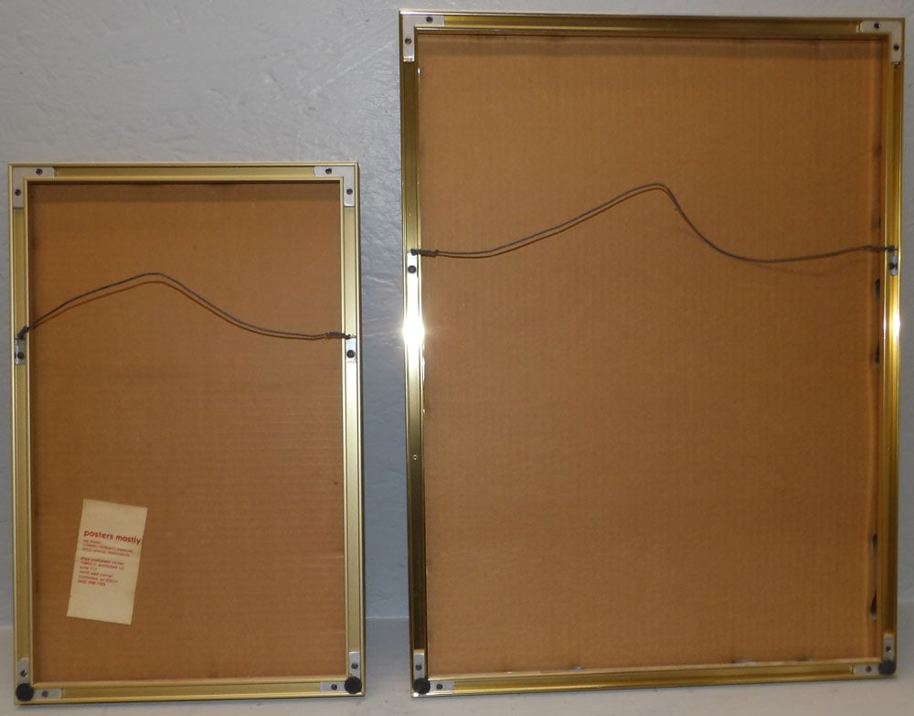 Two Framed Posters - 2