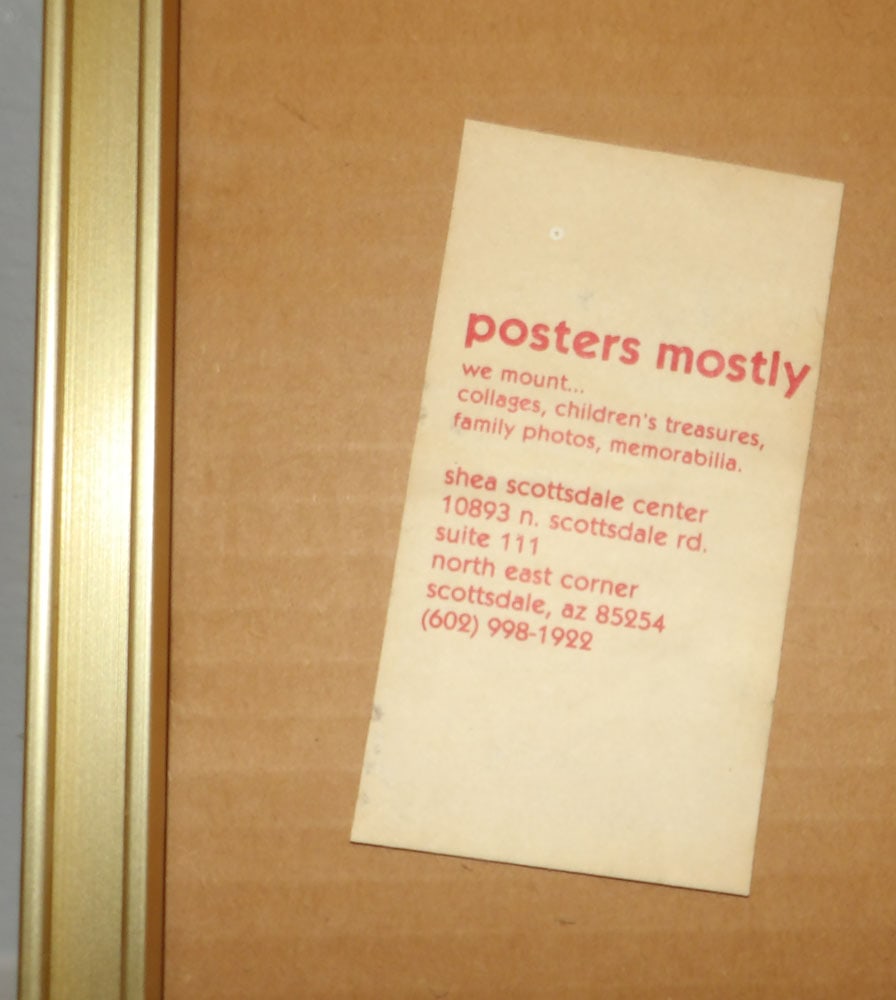 Two Framed Posters - 3