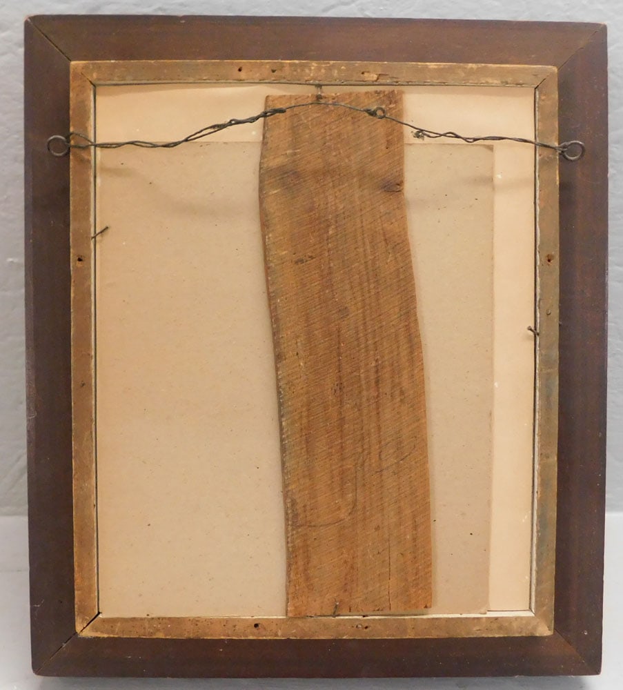 Antique Walnut Shadowbox Framed Print - 3