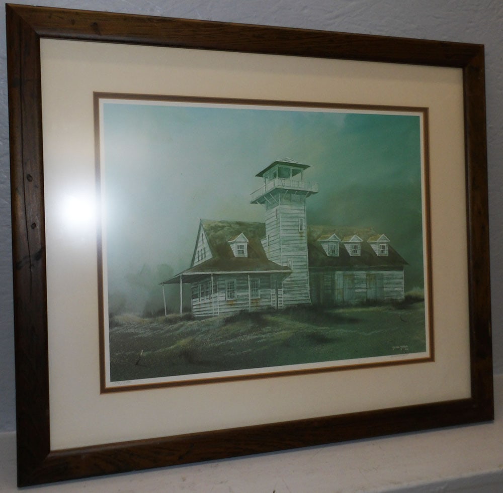 Framed Print Signed & Numbered Glynn Moore: Framed Print Signed & Numbered Glynn Moore. 22 3/4" x 26 3/4" ALL DESCRIPTIONS AND ANY CONDITION STATEMENT GIVEN BY LANGSTON AUCTION GALLERY ARE STRICTLY OPINIONS AND LANGSTON'S SHALL HAVE NO