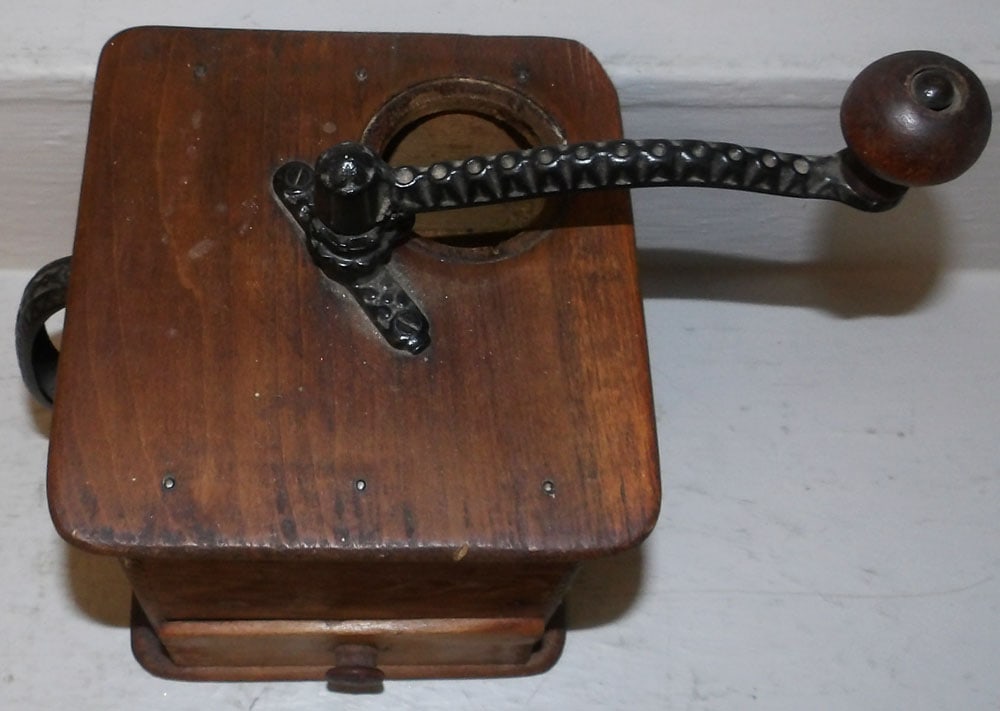 Antique Coffee Mill - 3