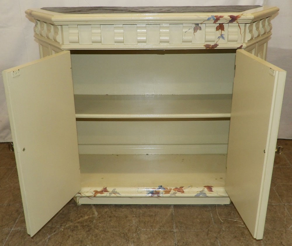 Paint Decorated Two Door Console - 4